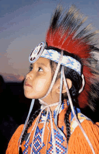 a young Rosebud Indian